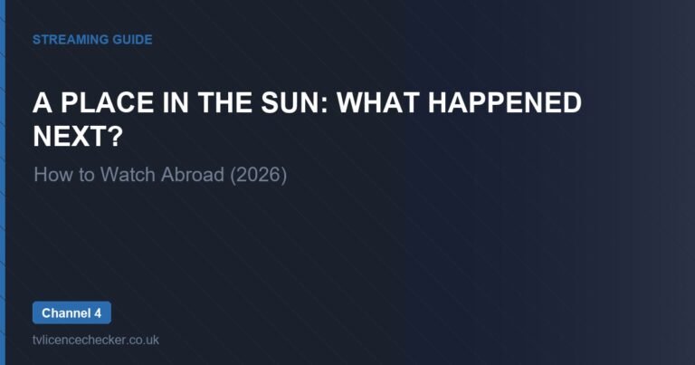 How to Watch A Place in the Sun: What Happened Next? Abroad (2026)