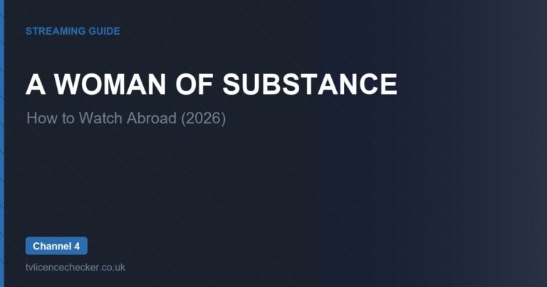 How to Watch A Woman of Substance Abroad (2026)