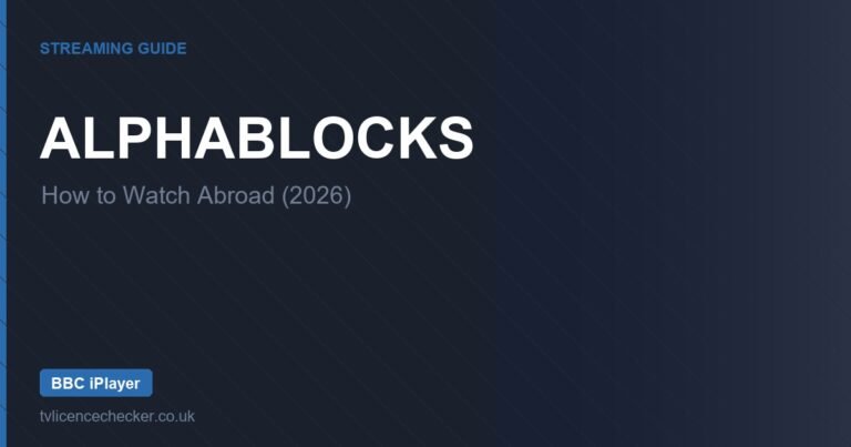 How to Watch Alphablocks Abroad (2026)