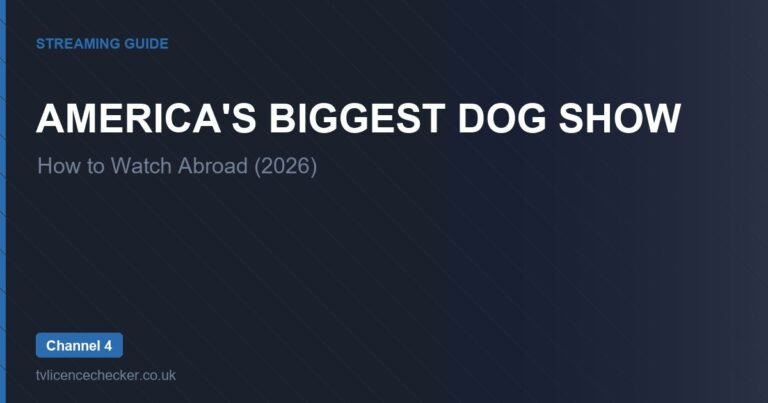 How to Watch America’s Biggest Dog Show Abroad (2026)