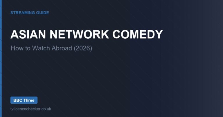 How to Watch Asian Network Comedy Abroad (2026)