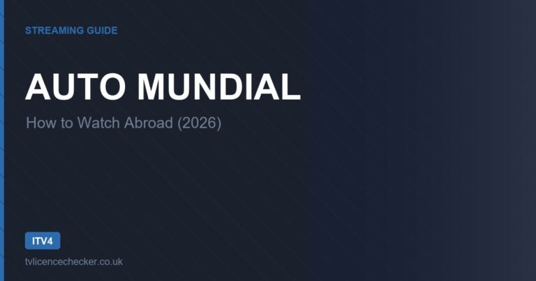 How to Watch Auto Mundial Abroad (2026)