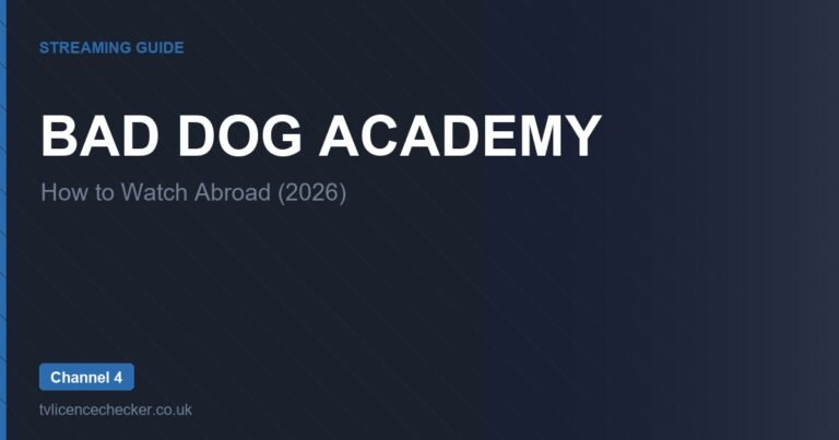 How to Watch Bad Dog Academy Abroad (2026)