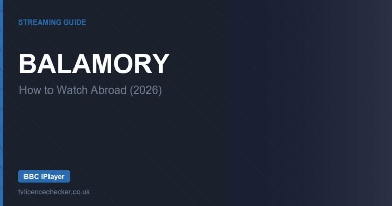 How to Watch Balamory Abroad (2026)