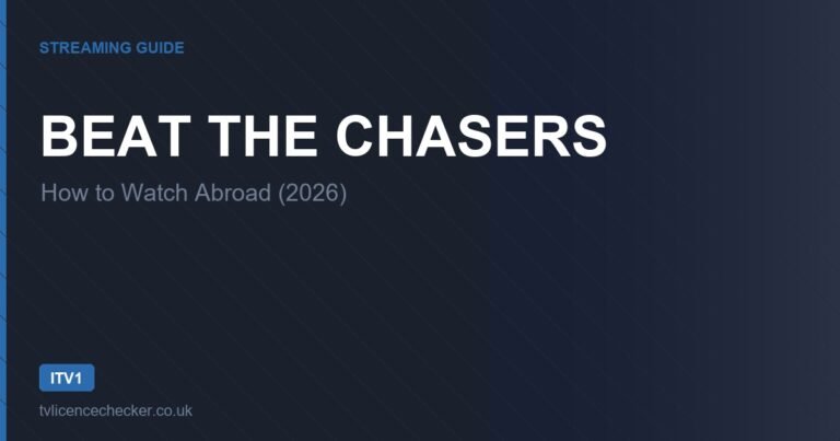 How to Watch Beat the Chasers Abroad (2026)