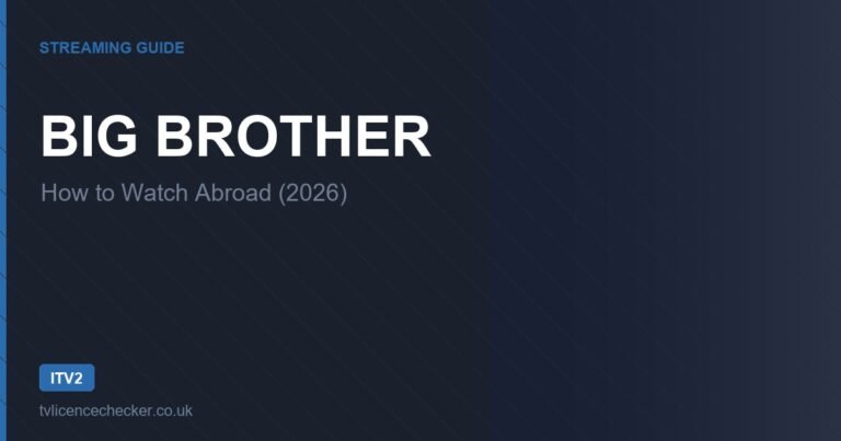 How to Watch Big Brother Abroad (2026)