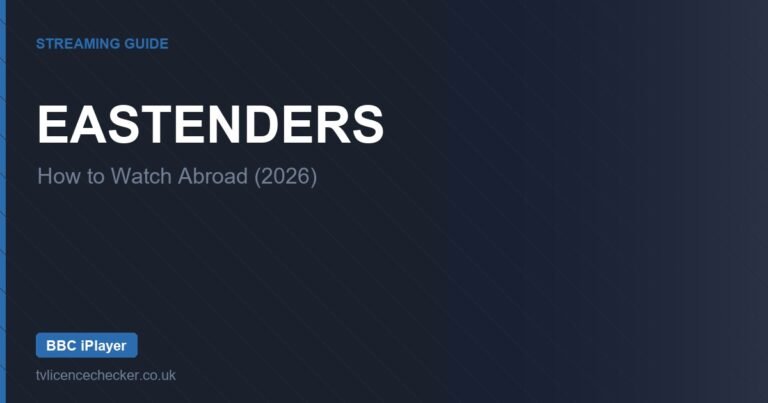 How to Watch EastEnders Abroad (2026)