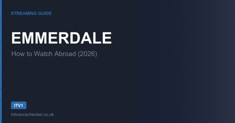 How to Watch Emmerdale Abroad (2026)