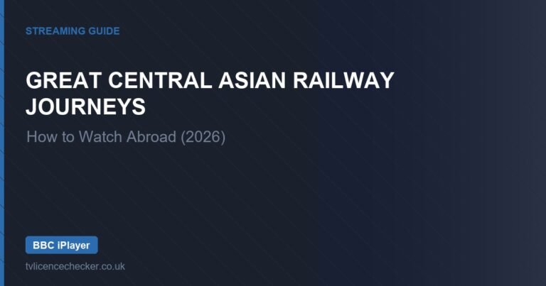How to Watch Great Central Asian Railway Journeys Abroad (2026)