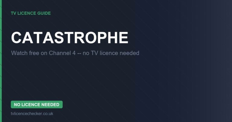 Watch Catastrophe Without a TV Licence (Free on Channel 4)