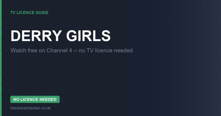 Watch Derry Girls Without a TV Licence (Free on Channel 4)