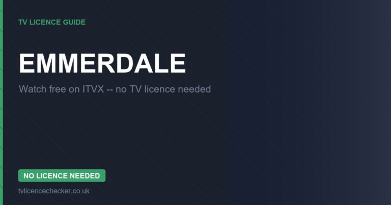 Watch Emmerdale Without a TV Licence (Free on ITVX)