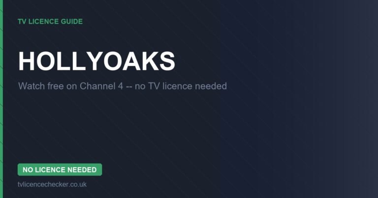 Watch Hollyoaks Without a TV Licence (Free on Channel 4)