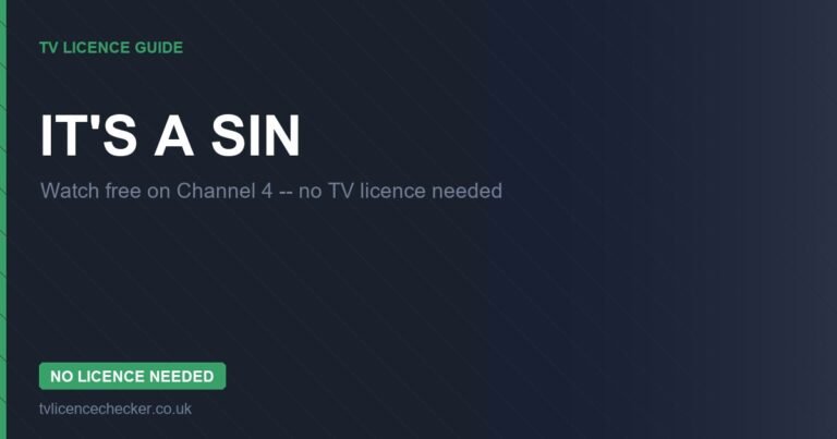 Watch It’s a Sin Without a TV Licence (Free on Channel 4)