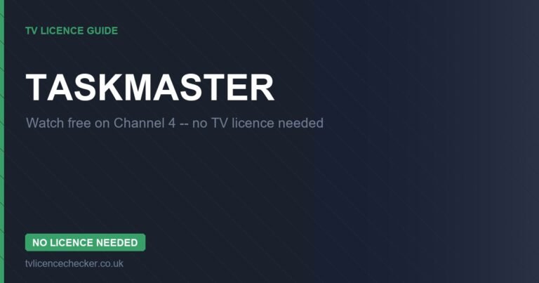 Watch Taskmaster Without a TV Licence (Free on Channel 4)