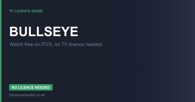Watch Bullseye Without a TV Licence (Free on ITVX)