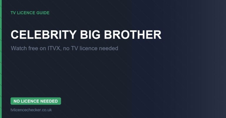 Watch Celebrity Big Brother Without a TV Licence (Free on ITVX)