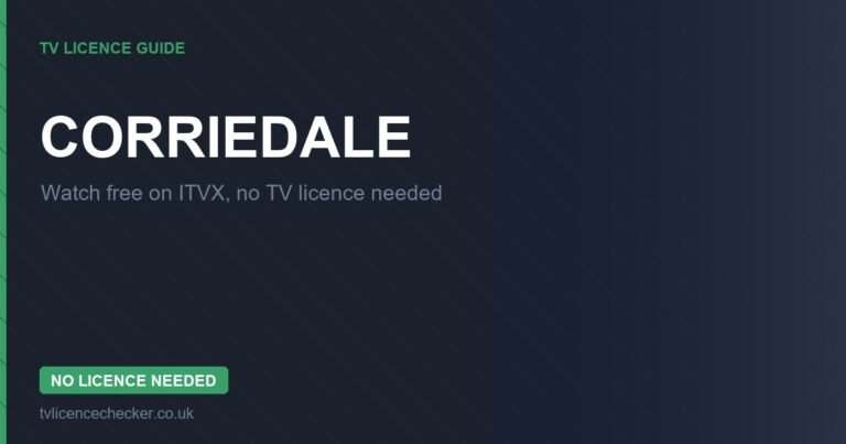 Watch Corriedale Without a TV Licence (Free on ITVX)