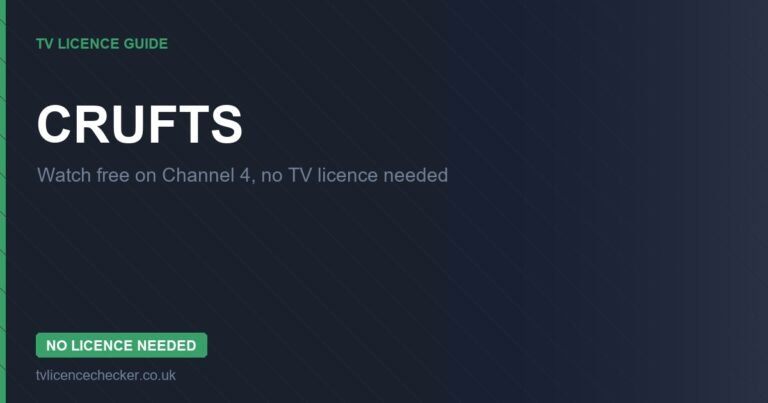 Watch Crufts Without a TV Licence (Free on Channel 4)