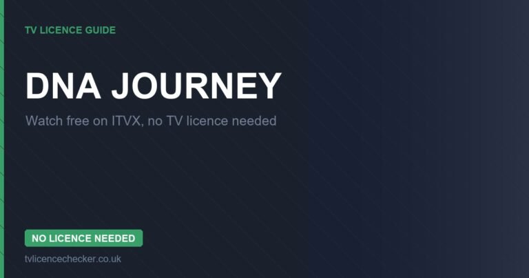 Watch DNA Journey Without a TV Licence (Free on ITVX)
