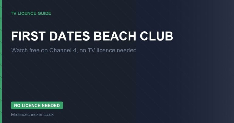 Watch First Dates Beach Club Without a TV Licence (Free on Channel 4)