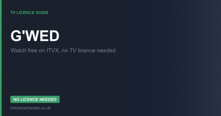 Watch G’wed Without a TV Licence (Free on ITVX)